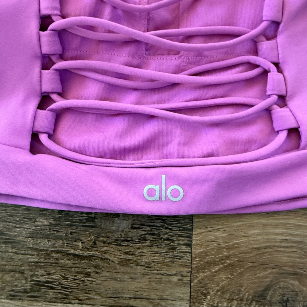 Alo yoga purple movement athletic sports bra Small - Picture 5 of 6
